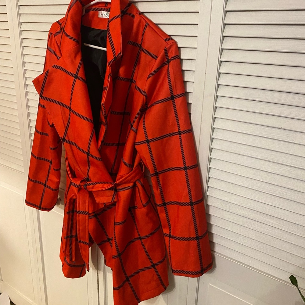 Soft wrap belted jacket